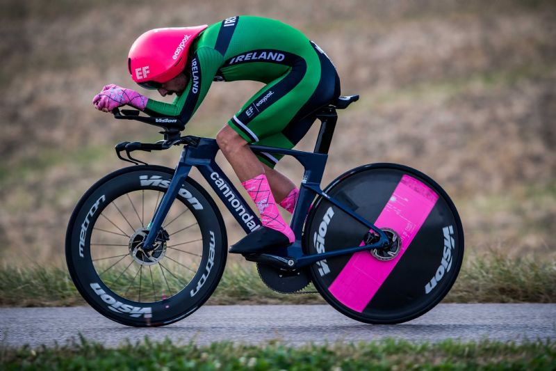 Ben Healy powers to 6th place in the Time Trial at the European Championships